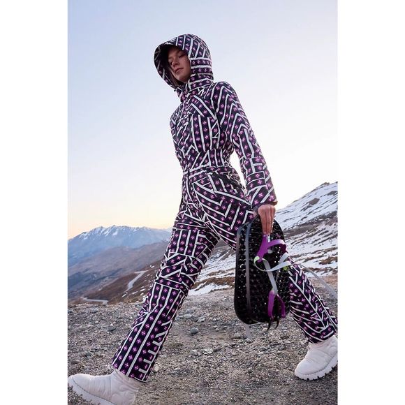 New Free People Movement All Prepped Printed Ski Suit Size Large - Picture 5 of 10